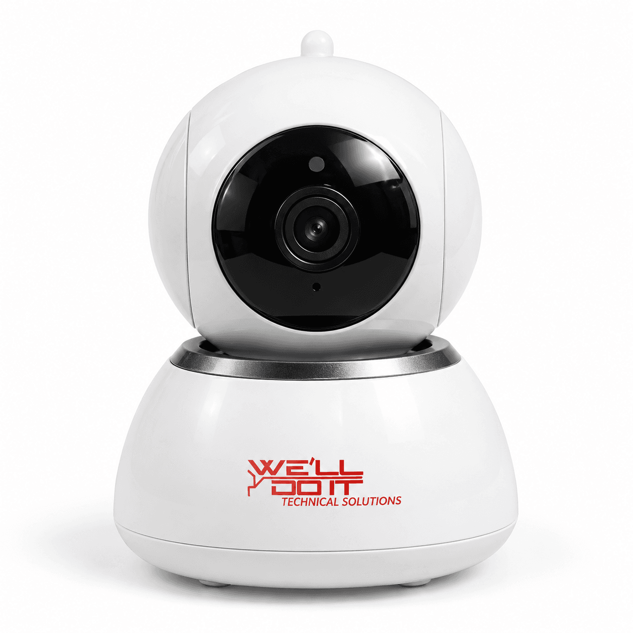 Security camera demonstrative visual